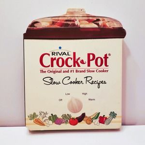 Rival Crock Pot Slow Cooker Recipes Board Book Hard Book 2005